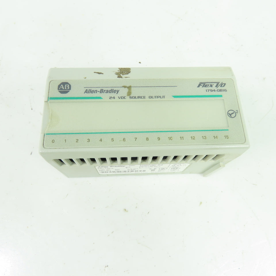 Allen-Bradley 1794-OB16 24VDC 16-Point Source Output Module Ser A Rev A01