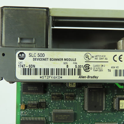 Allen-Bradley 1747-SDN SLC 500 DeviceNet Scanner Module Series B FRN 5.001