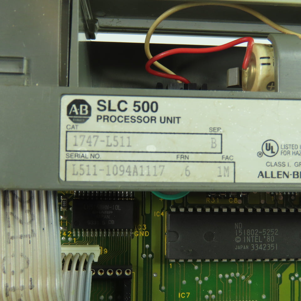 Allen-Bradley 1747-L511 SLC 500 Processor Unit SLC 5/01 CPU Ser B Frn 6