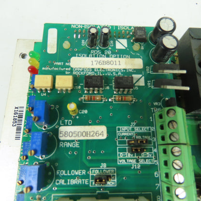 Danfoss RDS 20 Isolation Option Board 120/240VAC W/ 176B8011 Board