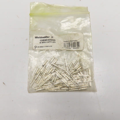 Weidmuller IE-BSS-VAPM-24V 1069030000 Male Crimp Contact Pins Lot Of 63
