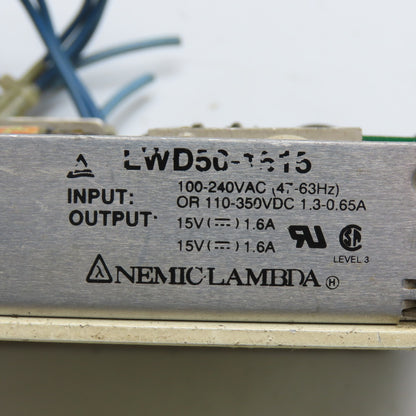 Nemic-Lambda LWD50-1515 Dual Output Switching Power Supply Board 100-240VAC