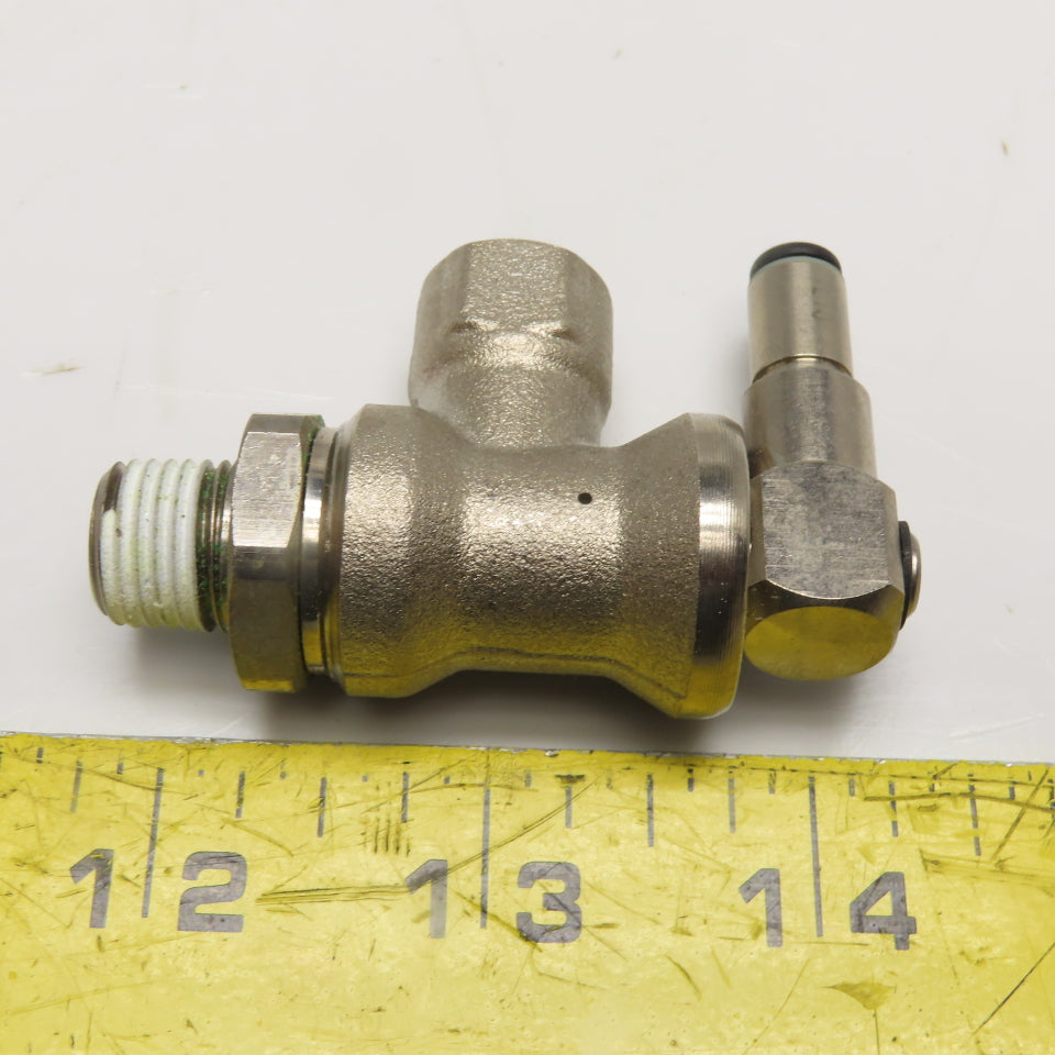 Legris 7886 14 14 Lock-Out Valve 1/4 NPT x 1/4 NPT