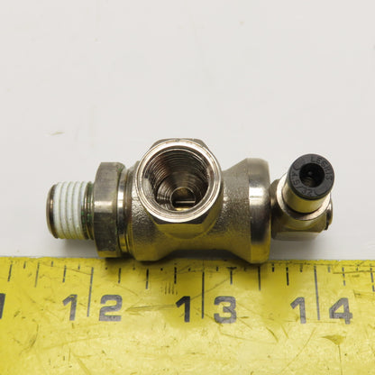 Legris 7886 14 14 Lock-Out Valve 1/4 NPT x 1/4 NPT