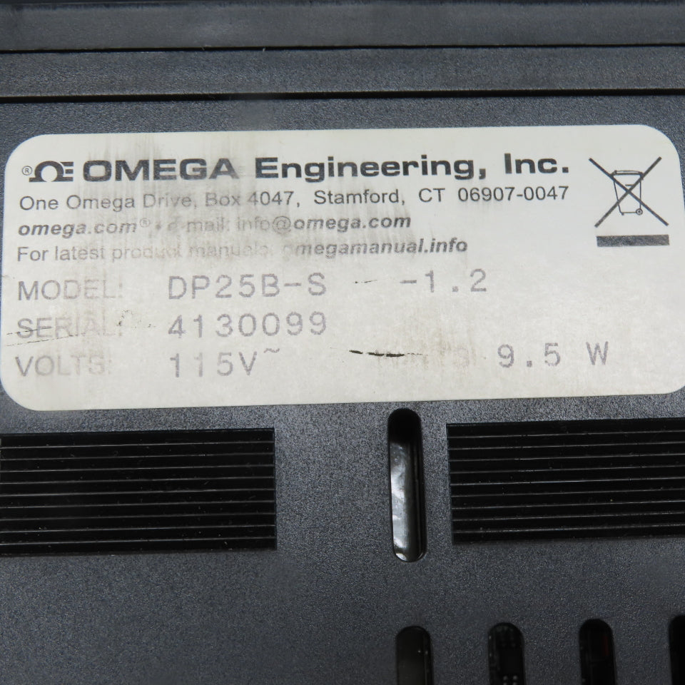 Omega Engineering, Inc. DP25B-S Strain Gauge Meter 115VAC 9.5W