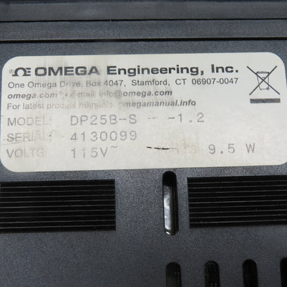 Omega Engineering, Inc. DP25B-S Strain Gauge Meter 115VAC 9.5W