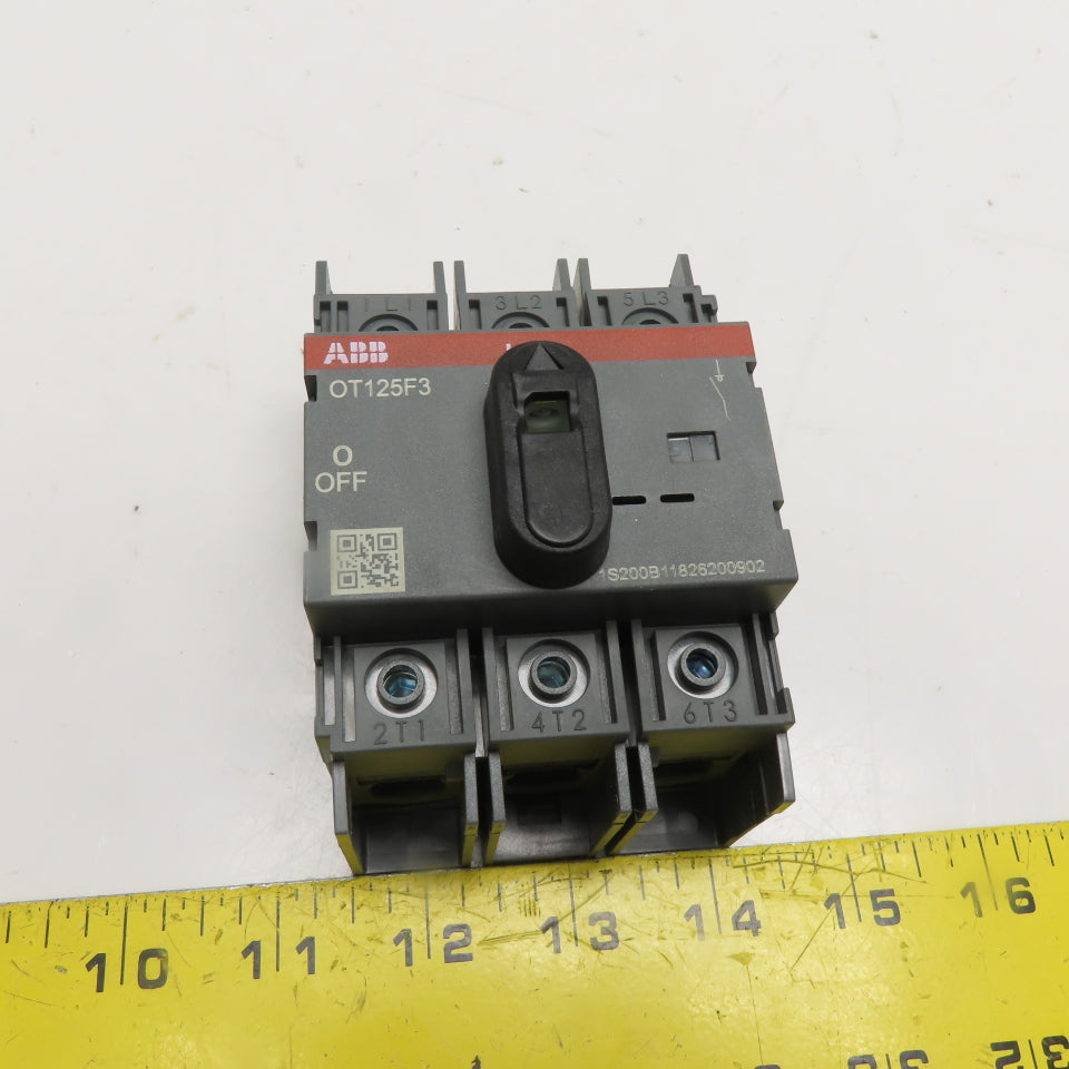 ABB 1SCA105033R1001 OT125F3 125A 3-Pole Non Fusible Safety Disconnect Switch