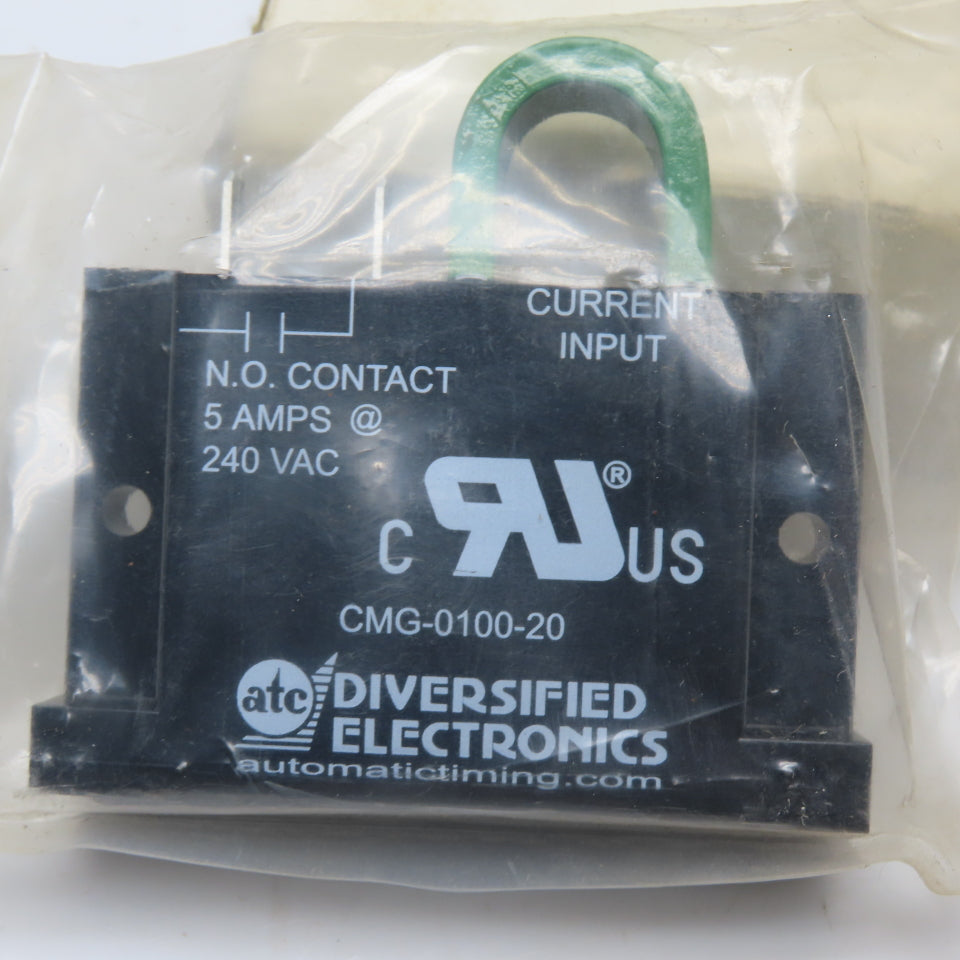 Diversified Electronics CMG-0100-20 Go/No-Go Current Sensor 5A 240VAC