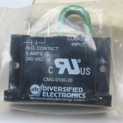 Diversified Electronics CMG-0100-20 Go/No-Go Current Sensor 5A 240VAC