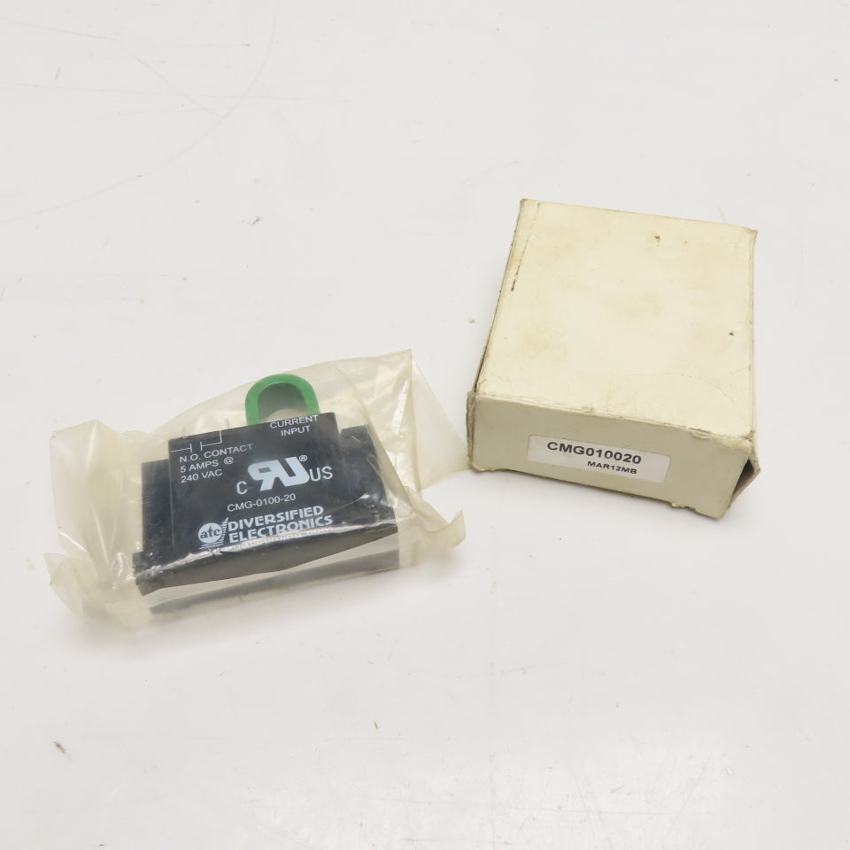 Diversified Electronics CMG-0100-20 Go/No-Go Current Sensor 5A 240VAC