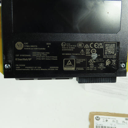 Allen-Bradley 1756-L980TS ControlLogix 5590 Controller EtherNet/IP Ser A FW1.014