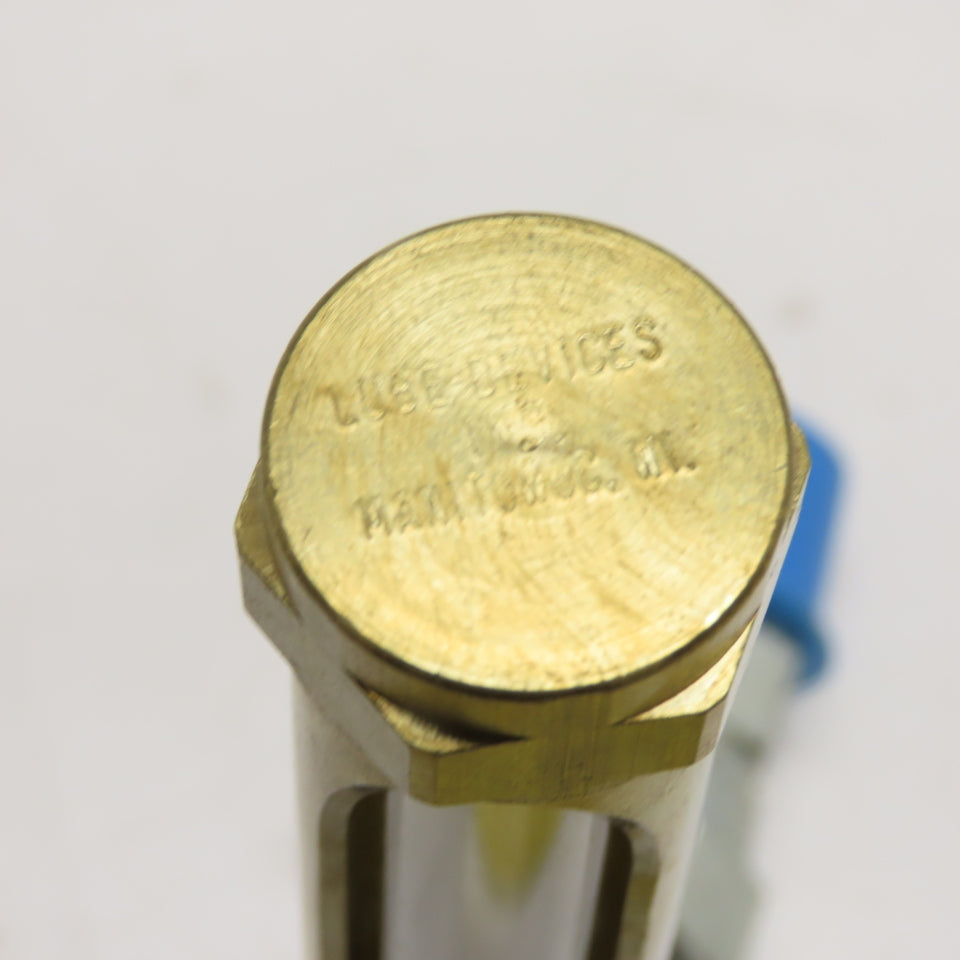 Lube-Devices Sight Gauge Brass Liquid Level Sight Glass Gauge 3/8" NPT