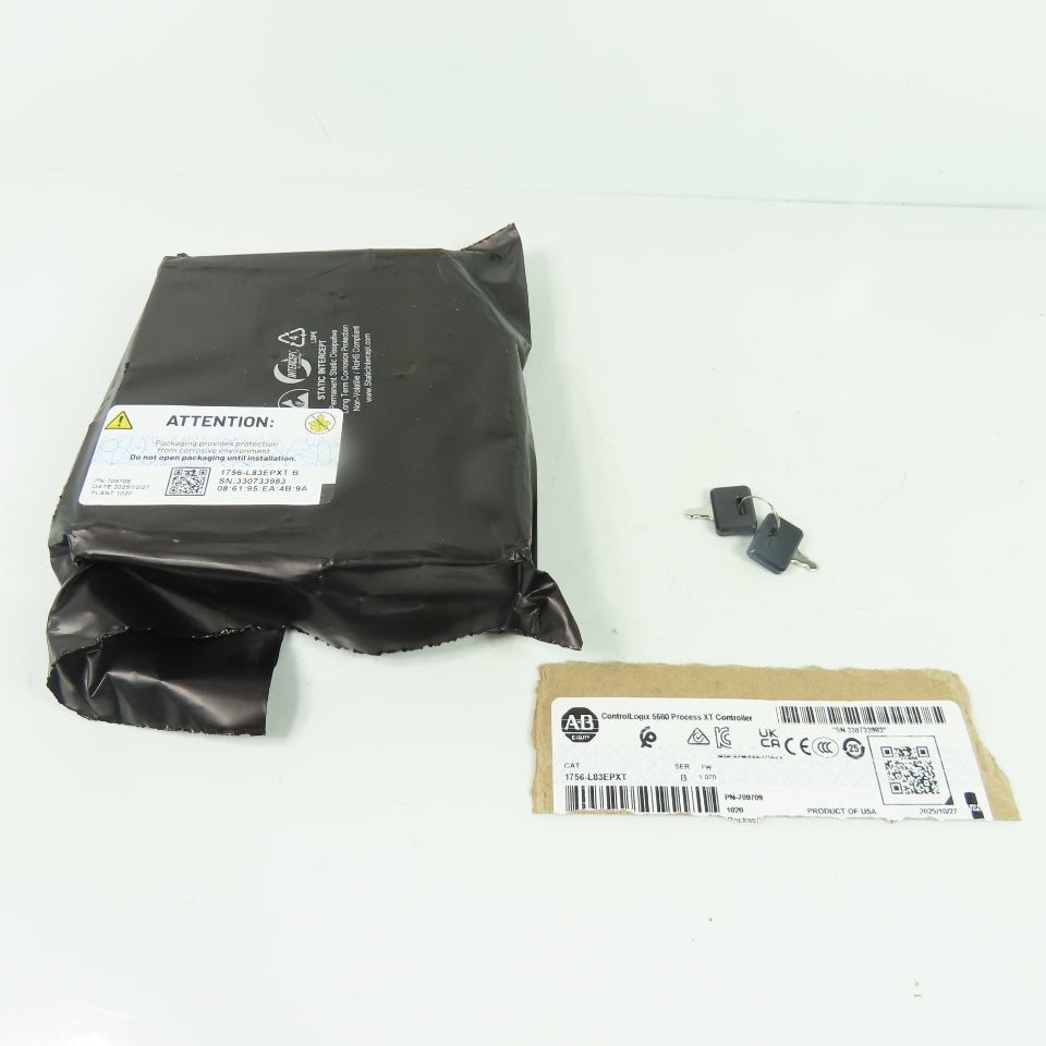 Allen-Bradley 1756-L83EPXT ControlLogix 5580 Process XT Controller Ser B FW1.070