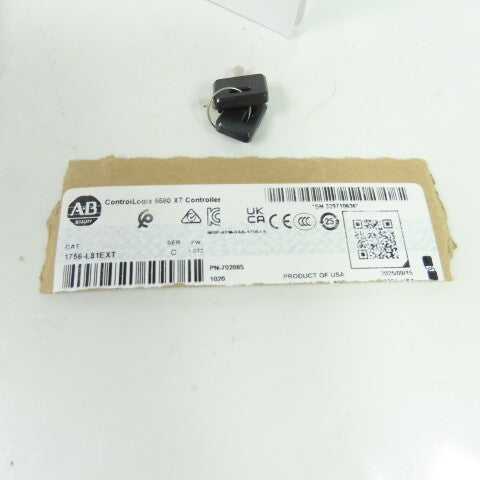 Allen-Bradley 1756-L81EXT ControlLogix 5580 XT Controller Ser C FW 1.072 NEW