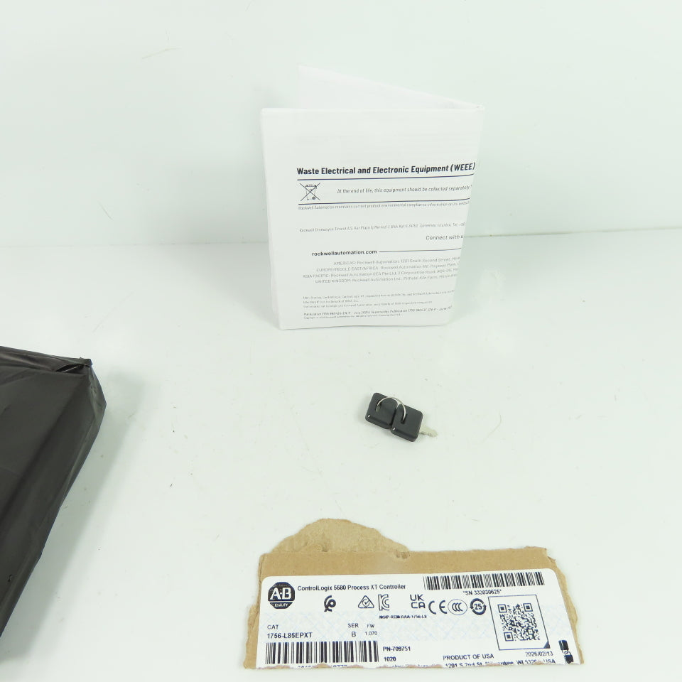 Allen-Bradley 1756-L85EPXT ControlLogix 5580 Process XT Controller Ser B FW1.070