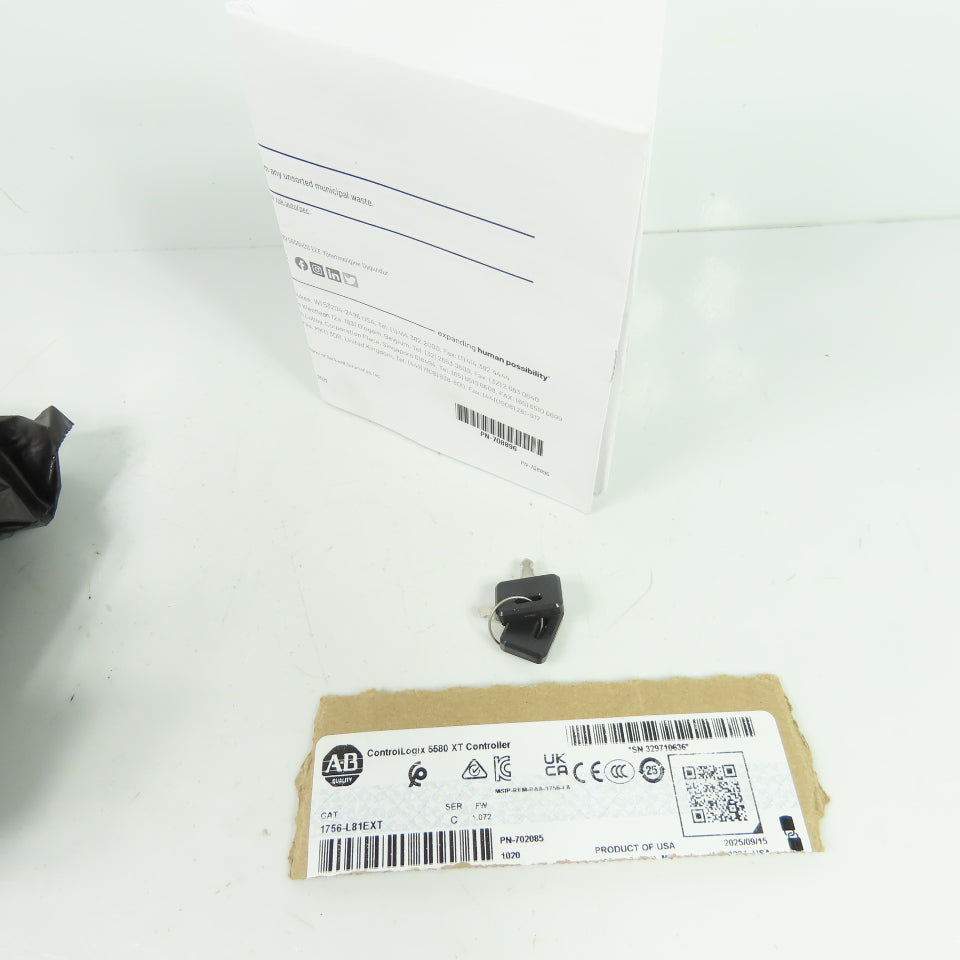 Allen-Bradley 1756-L85EPXT ControlLogix 5580 Process XT Controller Ser B FW1.070