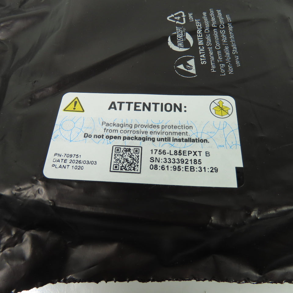 Allen-Bradley 1756-L85EPXT ControlLogix 5580 Process XT Controller Ser B FW1.072