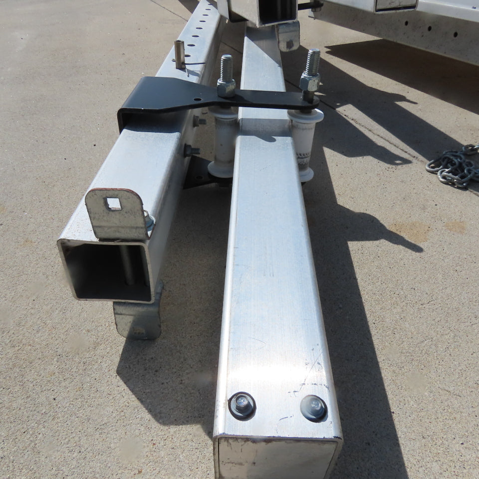 TBI Waste Storm Top Stand Alone Roll Off Container Storm Cover 100" X 250"