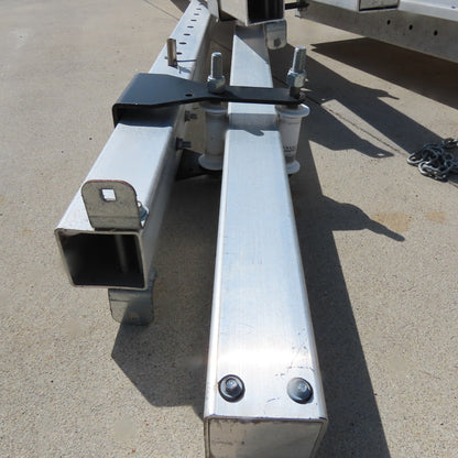TBI Waste Storm Top Stand Alone Roll Off Container Storm Cover 100" X 250"