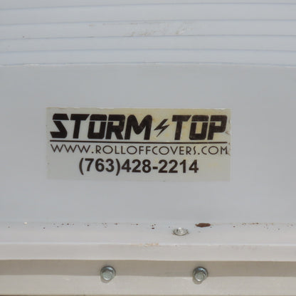 TBI Waste Storm Top Stand Alone Roll Off Container Storm Cover 100" X 250"
