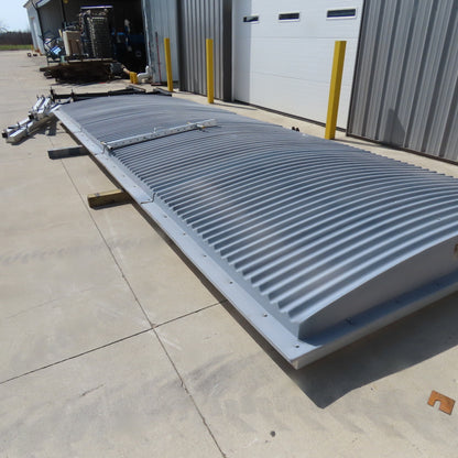 TBI Waste Storm Top Stand Alone Roll Off Container Storm Cover 100" X 250"