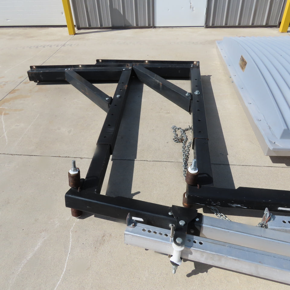 TBI Waste Storm Top Stand Alone Roll Off Storm Cover 100" X 250" Damaged