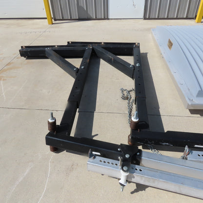 TBI Waste Storm Top Stand Alone Roll Off Storm Cover 100" X 250" Damaged