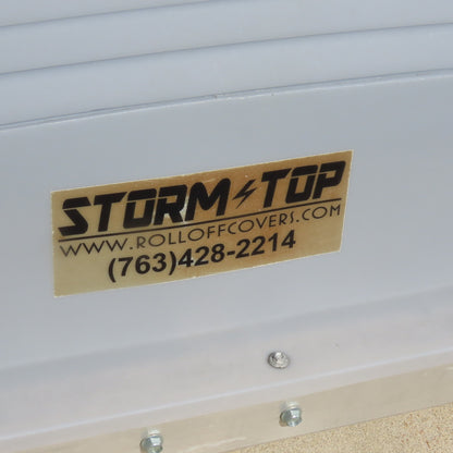 TBI Waste Storm Top Stand Alone Roll Off Storm Cover 100" X 250" Damaged