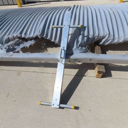 TBI Waste Storm Top Stand Alone Roll Off Storm Cover 100" X 250" Damaged
