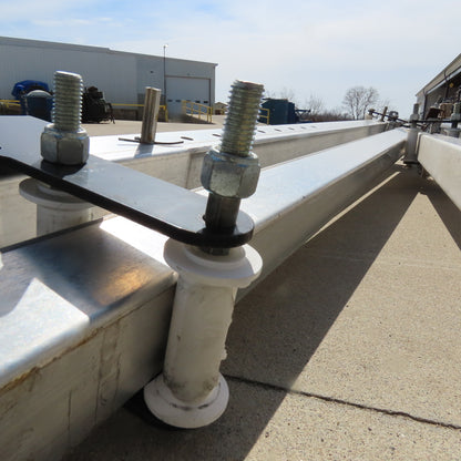 TBI Waste Storm Top Stand Alone Roll Off Storm Cover 100" X 250" Damaged