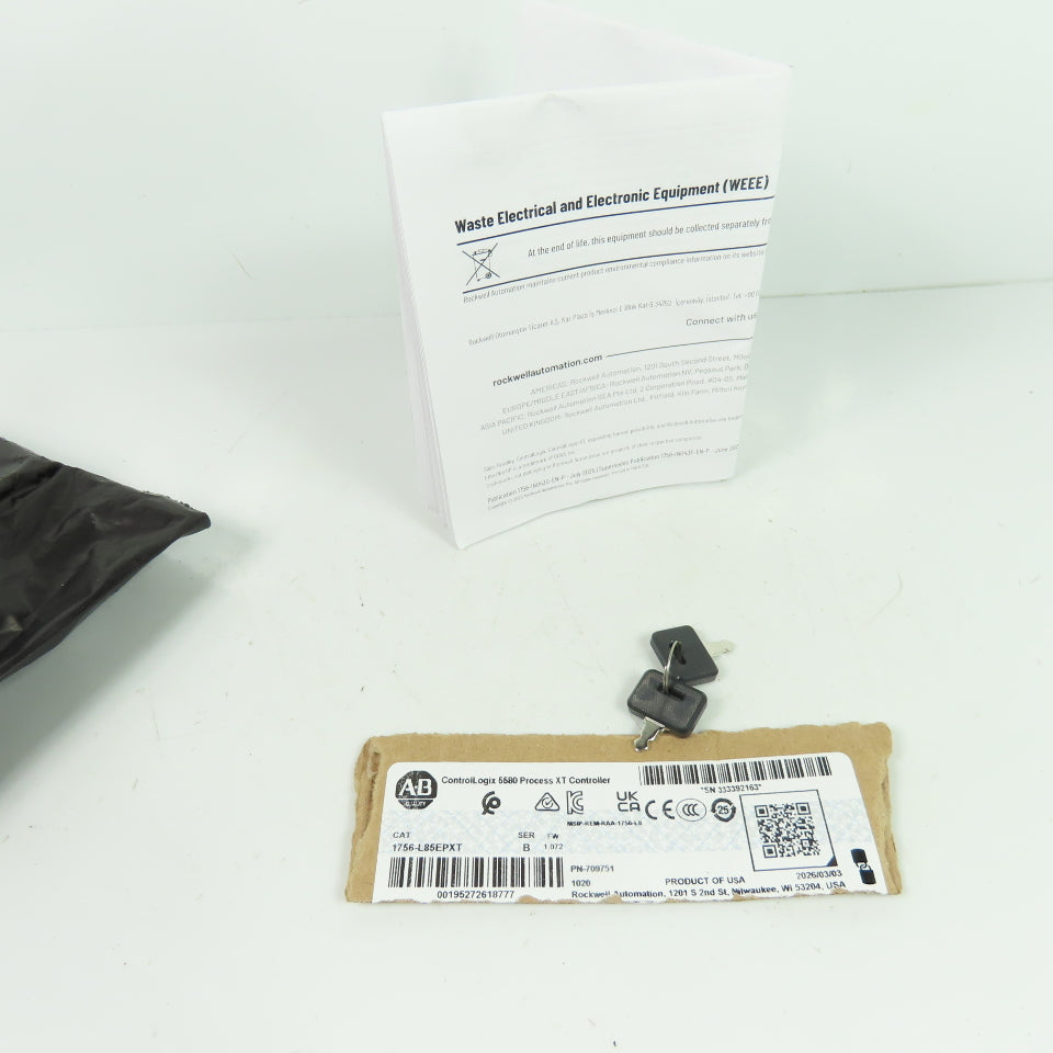 Allen-Bradley 1756-L85EPXT ControlLogix 5580 Process XT Controller Ser B FW1.072