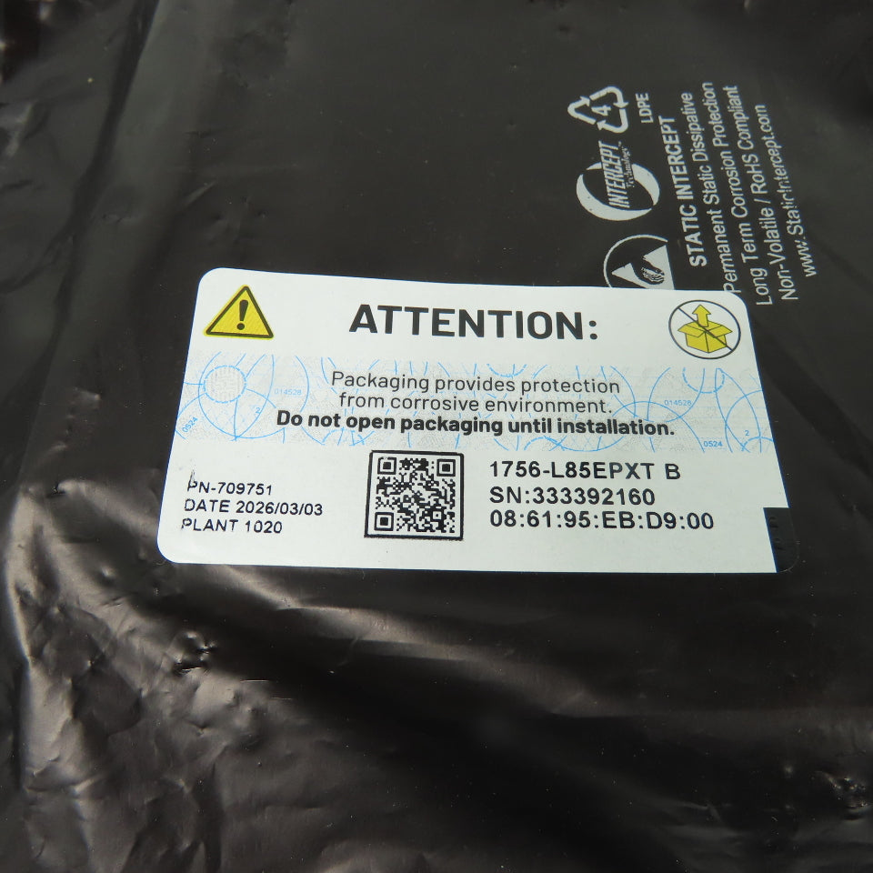 Allen-Bradley 1756-L85EPXT ControlLogix 5580 Process XT Controller Ser B FW1.072