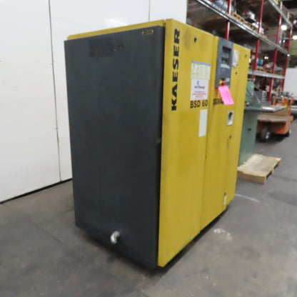 Kaeser BSD 60 60Hp Rotary Screw Air Compressor 480V 3Ph 288CFM Tested