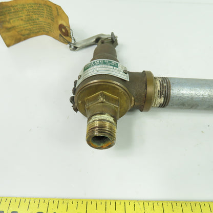 Kunkle Valve 6010 DC01 E89C 1/2" Safety Relief Valve 135 PSIG 317 SCFM