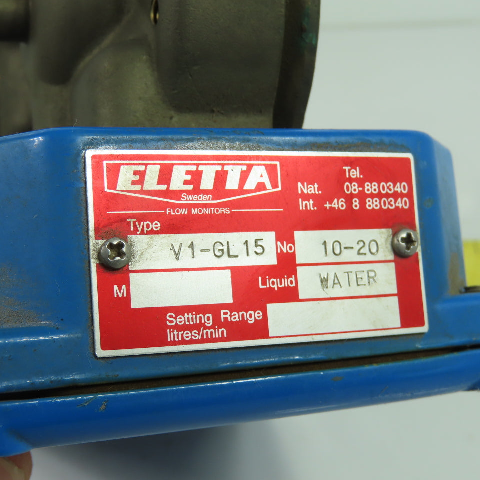 Eletta V1-GL15 Liquid Water Flow Monitor