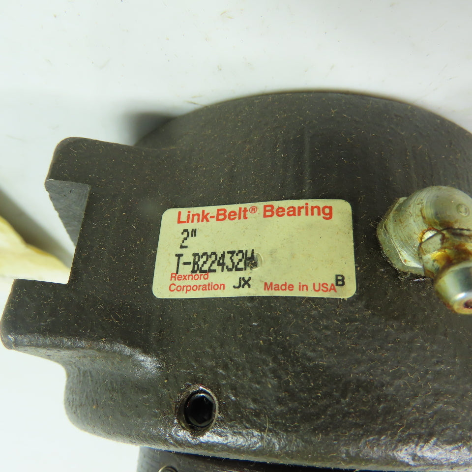 Link-Belt TB22432H 2" Spherical Roller Bearing Take-Up Unit 11/16" Slot