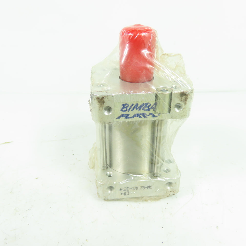 Bimba FSD-170.75-M1 Flat-1 Double Acting Air Cylinder 1-1/2" Bore 3/4" Stroke