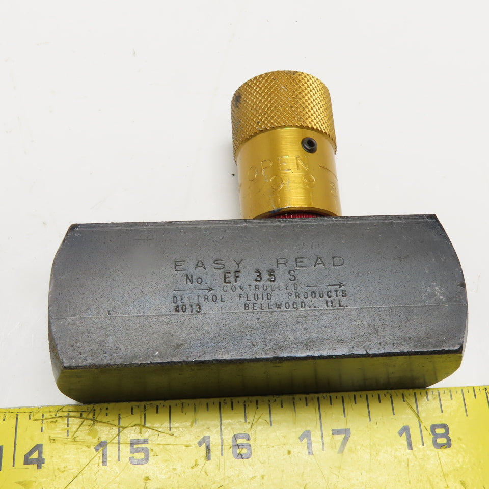 Deltrol EF 35 S Easy Read Flow Control Valve 3/4" NPT