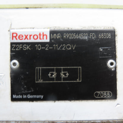 Rexroth R900564522 Z2FSK 10-2-11/2QV Double Throttle Check Valve Size 10
