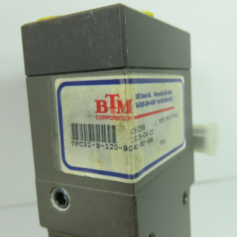 BTM Corporation TPC32-N-120-90AL-DC-OAM 3-Point Pneumatic Power Clamp