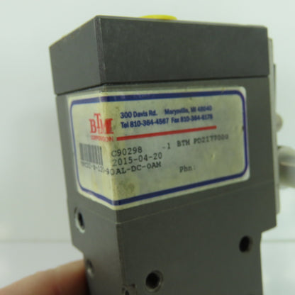 BTM Corporation TPC32-N-120-90AL-DC-OAM 3-Point Pneumatic Power Clamp