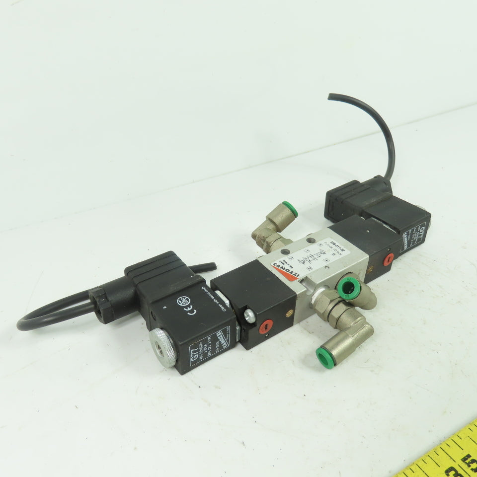 Camozzi 358-011-02 Pneumatic Solenoid Valve 10 Bar 24/48V