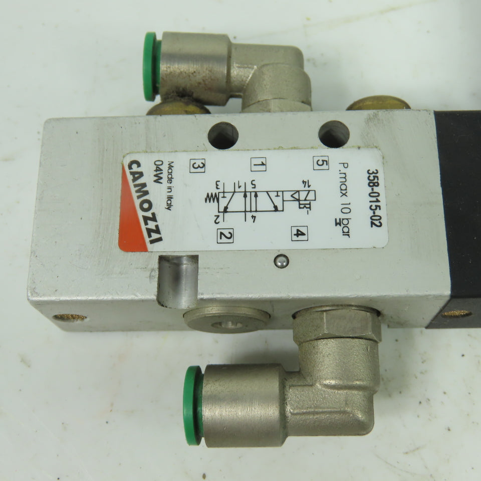 Camozzi 358-015-02 Pneumatic Solenoid Valve 10 Bar 24/48V