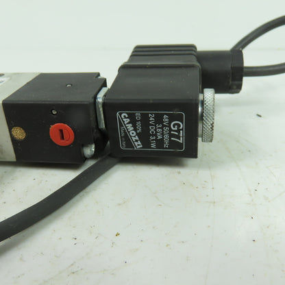 Camozzi 358-015-02 Pneumatic Solenoid Valve 10 Bar 24/48V