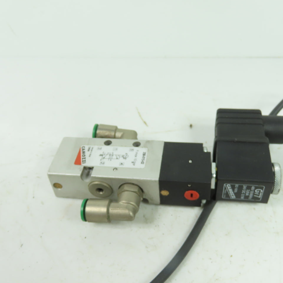 Camozzi 358-015-02 Pneumatic Solenoid Valve 10 Bar 24/48V