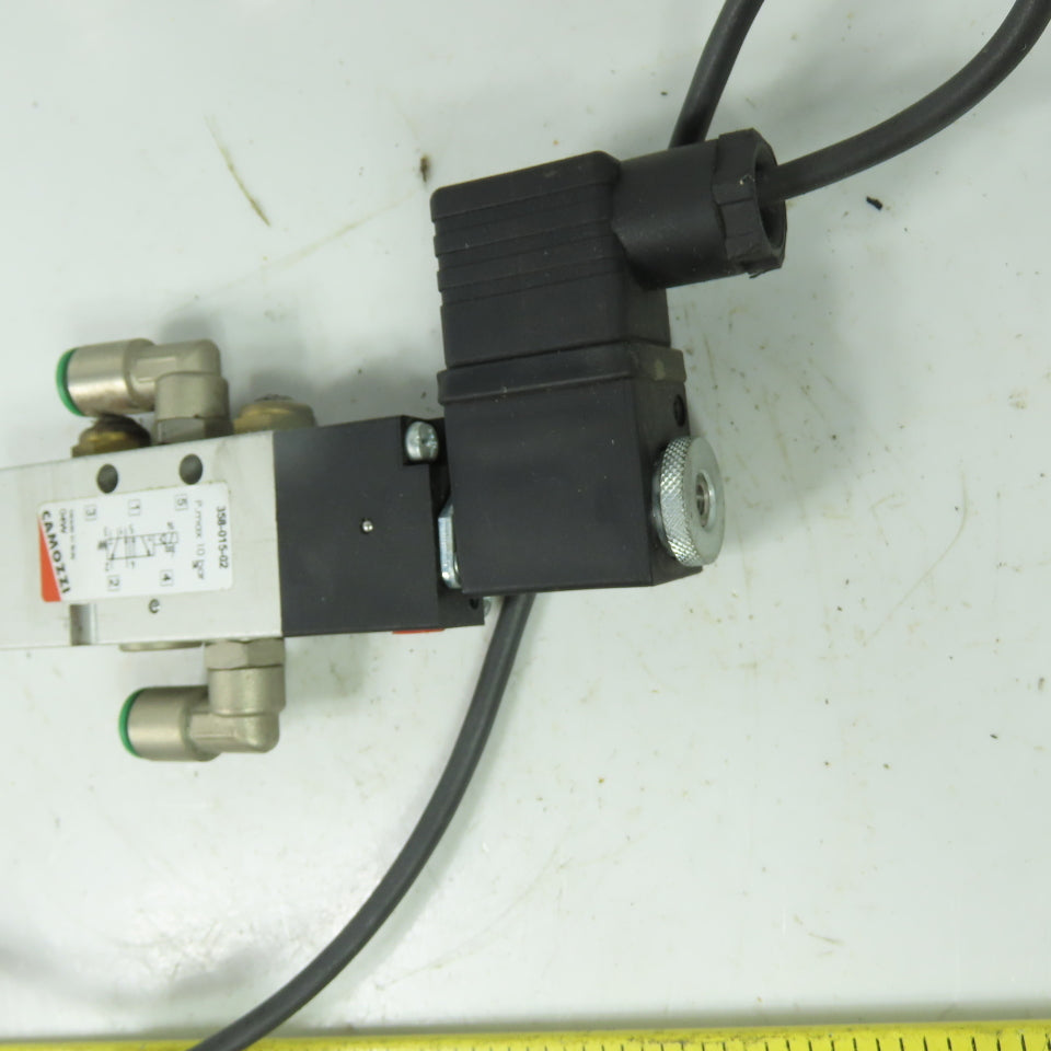 Camozzi 358-015-02 Pneumatic Solenoid Valve 10 Bar 24/48V