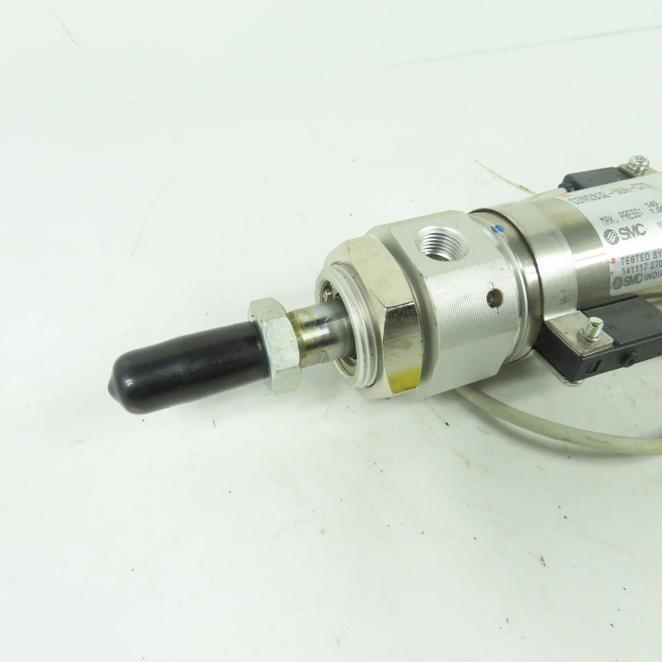 SMC CDM2B32-50A-C73 Round Body Air Cylinder 145 PSI 32mm Bore 50mm Stroke
