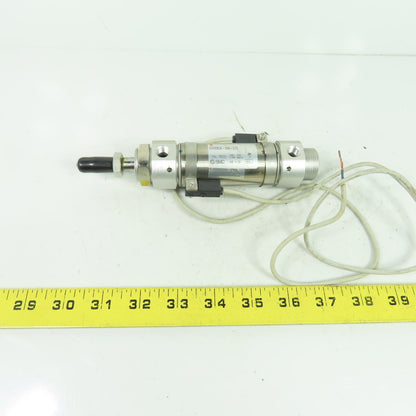 SMC CDM2B32-50A-C73 Round Body Air Cylinder 145 PSI 32mm Bore 50mm Stroke