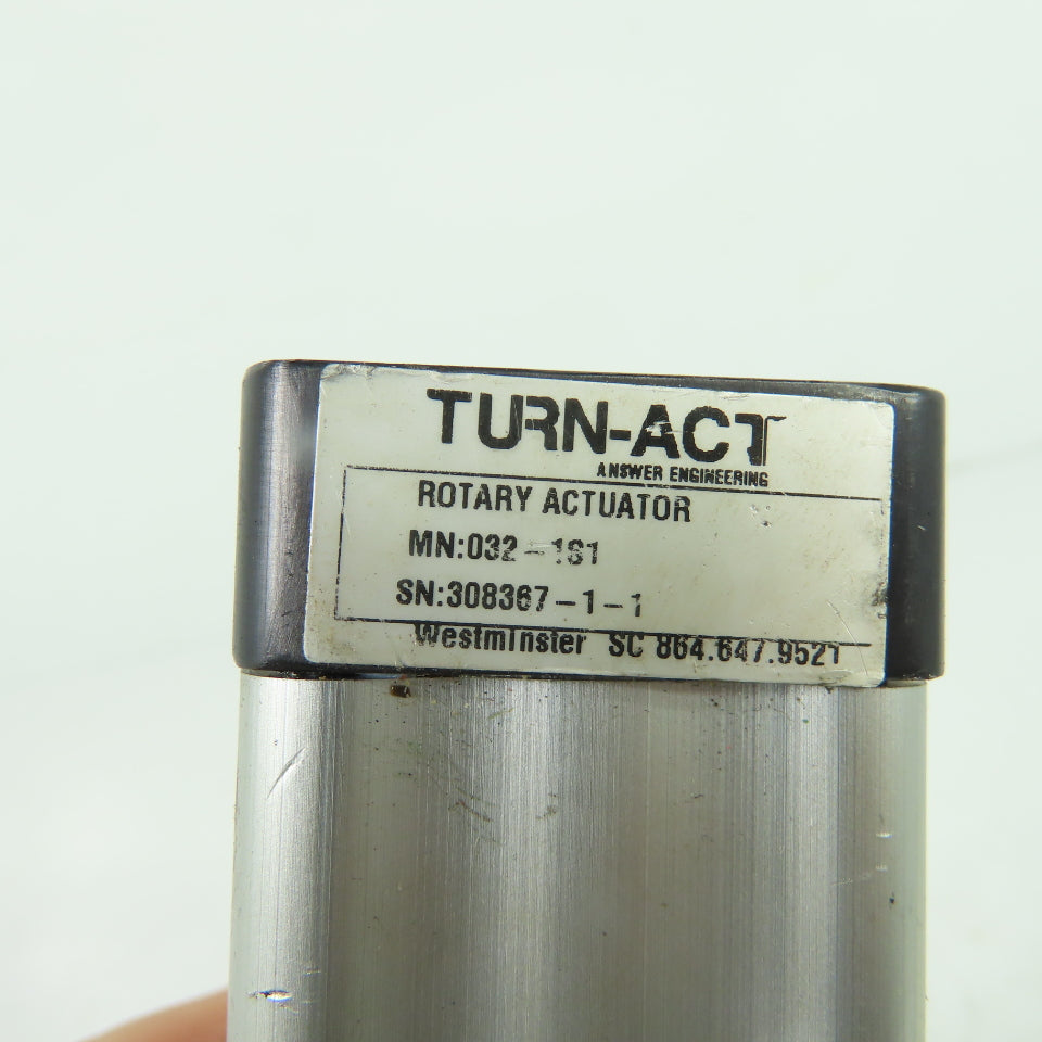 Turn-Act 032-131 Pneumatic Rotary Actuator 0.375" Rod