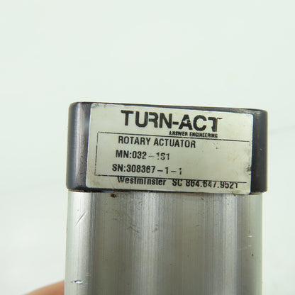 Turn-Act 032-131 Pneumatic Rotary Actuator 0.375" Rod
